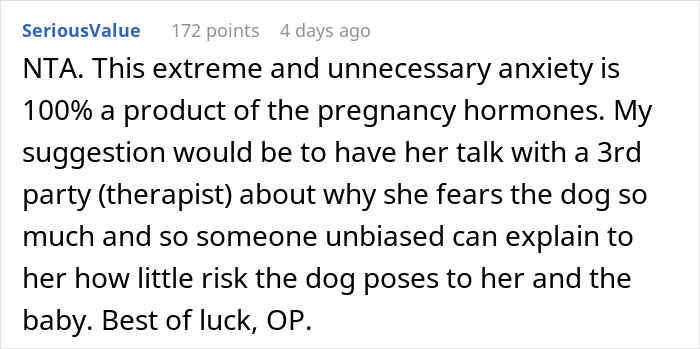 Wife Says Husband Is Prioritizing The Dog Over Her Pregnancy After He Refuses To Get Rid Of It And Break His Son's Heart