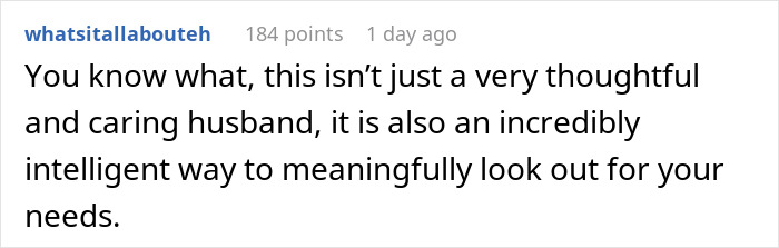 Husband &ldquo;Forces&rdquo; His Wife To Take Care Of Herself By Making Her Do The Same Things For Herself That She Does For Him