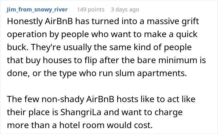 Airbnb Host Ruins Woman's Vacation So She Ruins His Illegal Business