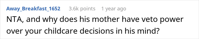 Man Refuses To Hire A Nanny Because His Mom &ldquo;Wouldn&rsquo;t Like It&rdquo;, Jeopardizes Wife&rsquo;s Career Instead