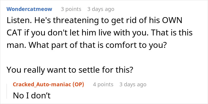 Woman Asks If She's Wrong For Not Allowing Her Unemployed And Homeless Boyfriend To Move In With Her