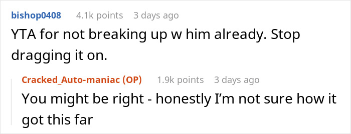Woman Asks If She's Wrong For Not Allowing Her Unemployed And Homeless Boyfriend To Move In With Her