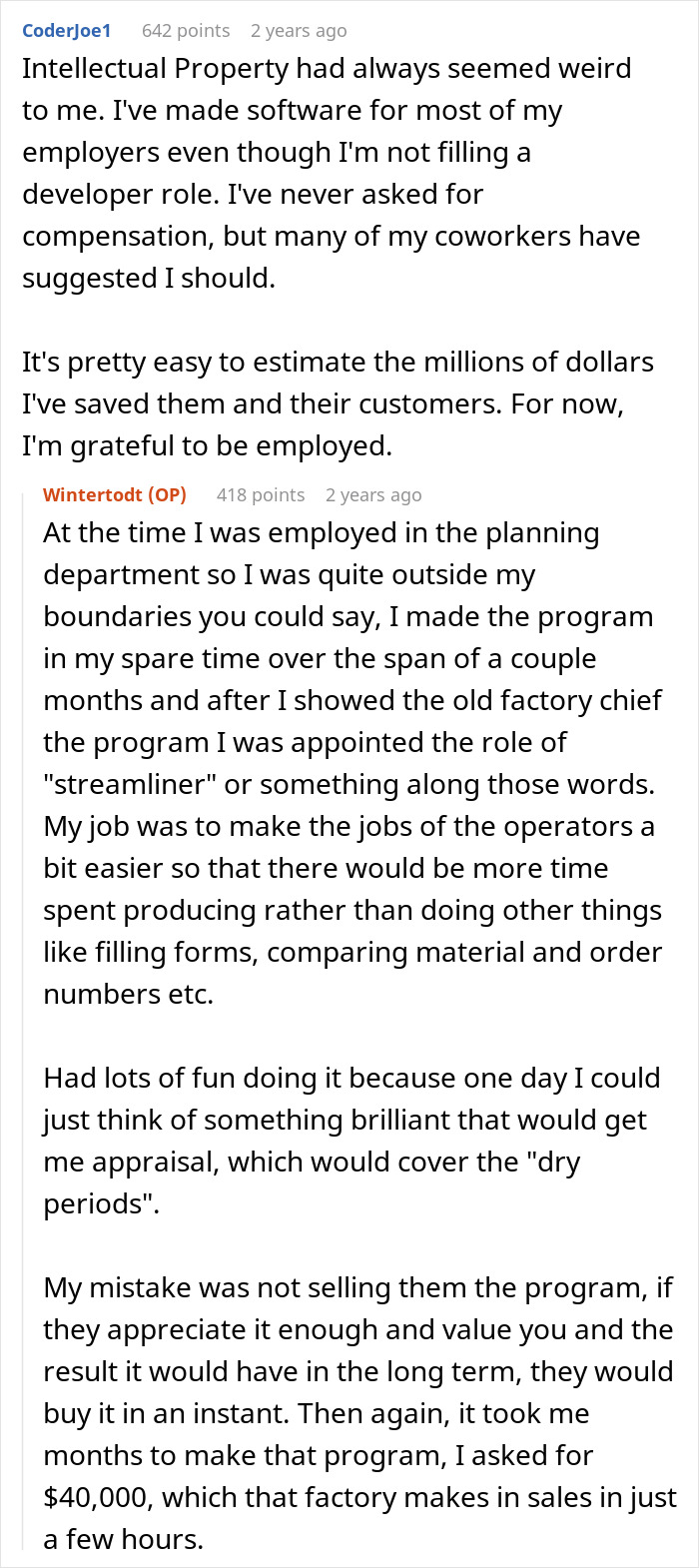 "The Factory Chief Laughed In My Face": Employee Takes Important System They Created With Them When They're Fired "The Factory Chief Laughed In My Face": Employee Takes Important System They Created With Them When They're Fired