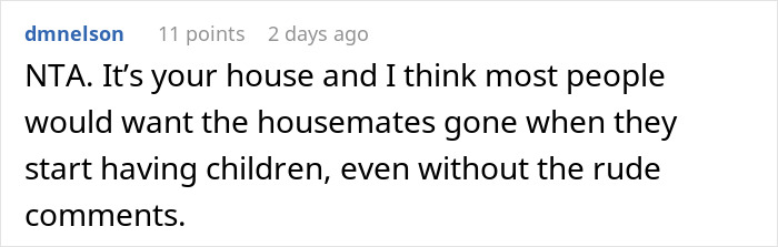 &ldquo;Am I A Jerk For Kicking Out A Very Vocal Childfree Flatmate After My Wife Got Pregnant?&rdquo;