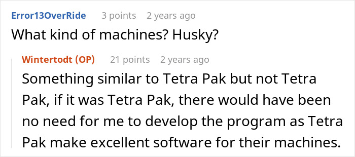 "The Factory Chief Laughed In My Face": Employee Takes Important System They Created With Them When They're Fired "The Factory Chief Laughed In My Face": Employee Takes Important System They Created With Them When They're Fired
