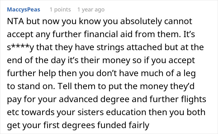 &ldquo;They Then Called Me A Jerk&rdquo;: Person Refuses Parents&rsquo; Request To Pay For Their Sister&rsquo;s College Tuition And Fees