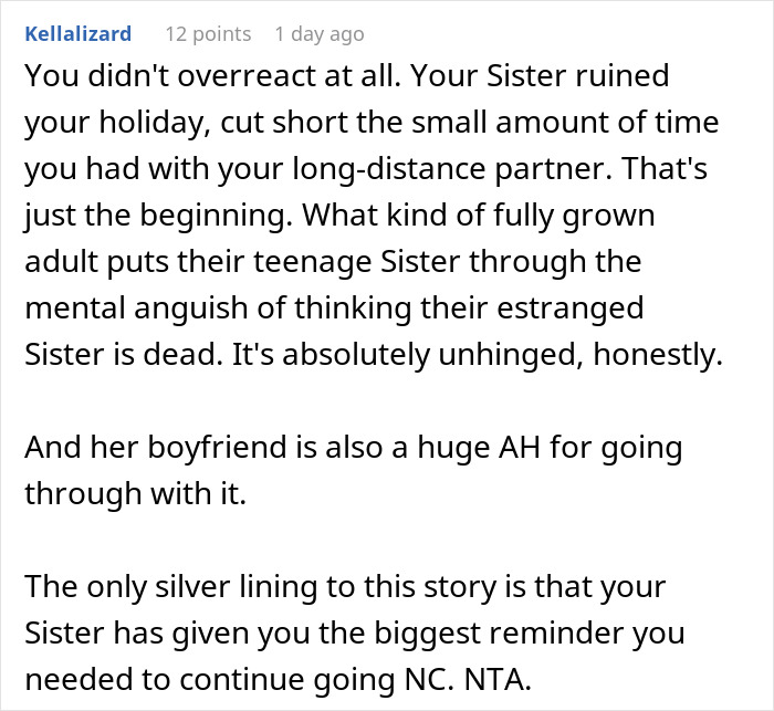 Woman Fakes Her Own Death As &ldquo;A Little Test&rdquo;, Proceeds To Ruin Her Relationship With Her Sister