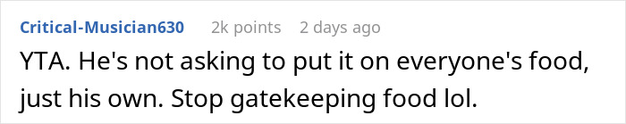 Guy Doesn't Allow Sister's BF To Ruin His Italian Dish With Asian Hot Sauce, Drama Ensues