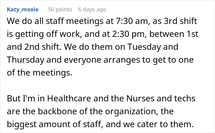 &ldquo;No One Thinks About The Night Crew&rdquo;: Worker Who Starts Shift At 4 PM Finds A Way To Maliciously Comply And Not Attend 10 AM Meetings