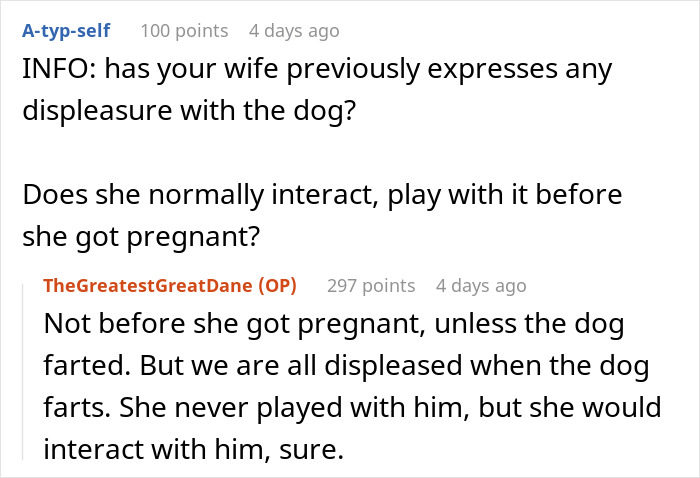 Wife Says Husband Is Prioritizing The Dog Over Her Pregnancy After He Refuses To Get Rid Of It And Break His Son's Heart