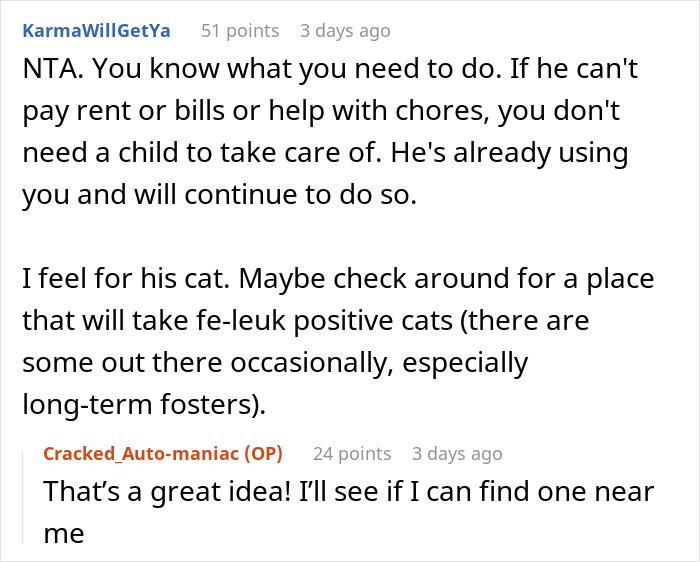 Woman Asks If She's Wrong For Not Allowing Her Unemployed And Homeless Boyfriend To Move In With Her