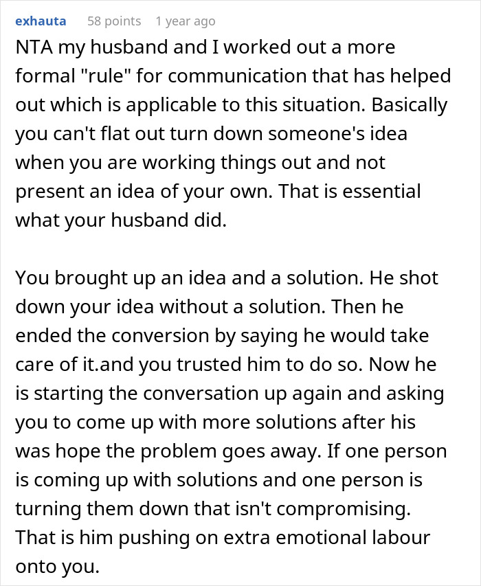 Man Refuses To Hire A Nanny Because His Mom &ldquo;Wouldn&rsquo;t Like It&rdquo;, Jeopardizes Wife&rsquo;s Career Instead