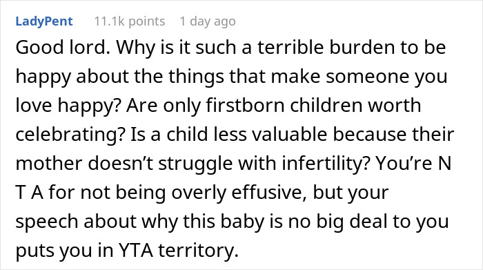 18 Y.O. Asks If She&rsquo;s Wrong For Not Acting Excited When Her Sister Announced Her Fifth Pregnancy