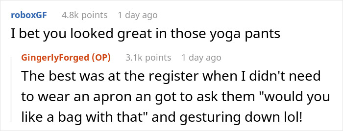 Guy Shows Up Wearing Flared Yoga Pants To Defend His Female Coworkers From New Manager Guy Shows Up Wearing Flared Yoga Pants To Defend His Female Coworkers From New Manager