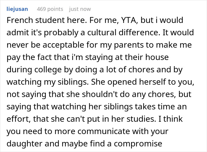Dad Livid His Daughter Objects To Babysitting His 5 Y.O. Twins, Even Though She Lives With Him Rent-Free