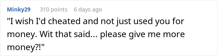 &ldquo;AITA For Telling My Ex-Wife I Don&rsquo;t Care If She And Her Family Starve, That I Am Just Responsible For Our Sons?&rdquo;