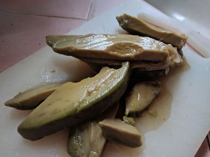 Pickled Avocado. Good Lord It's Bad