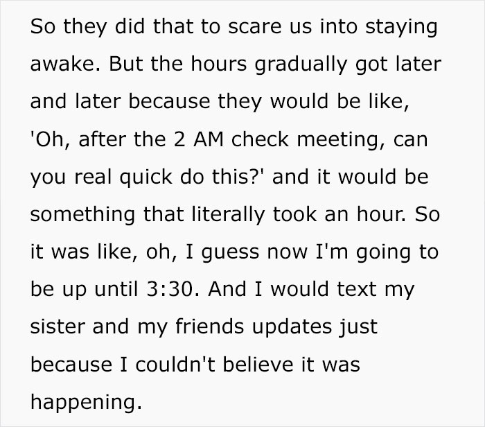 "We All Had To Tell Each Other When We Were Showering": Woman Quits Her ‘Big 4’ Job After Insane Working Conditions, Shares Her Traumatizing Experience In A Viral Video "We All Had To Tell Each Other When We Were Showering": Woman Quits Her ‘Big 4’ Job After Insane Working Conditions, Shares Her Traumatizing Experience In A Viral Video