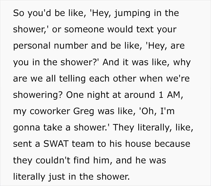 "We All Had To Tell Each Other When We Were Showering": Woman Quits Her ‘Big 4’ Job After Insane Working Conditions, Shares Her Traumatizing Experience In A Viral Video "We All Had To Tell Each Other When We Were Showering": Woman Quits Her ‘Big 4’ Job After Insane Working Conditions, Shares Her Traumatizing Experience In A Viral Video