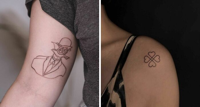 99 Single-Line Tattoos That Are Fine-Line Perfection