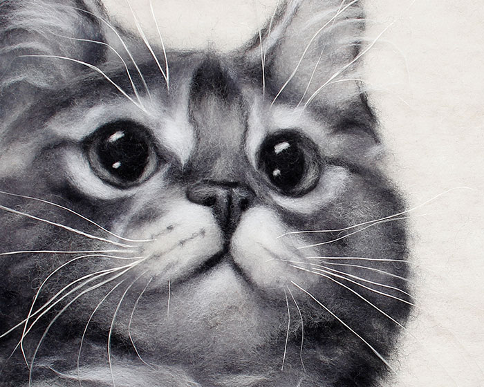 I Make Realistic Wool Pet Portraits That Preserve The Memory Of Beloved Companions (30 Pics)