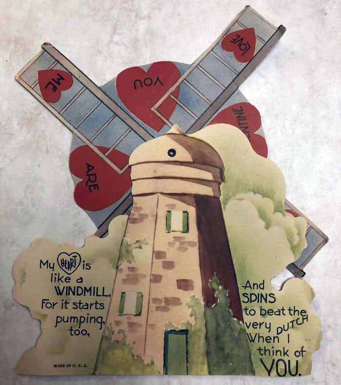 This Retro Valentine I Found In My Inheritance. I'm Still Not Sure What It's Trying To Say