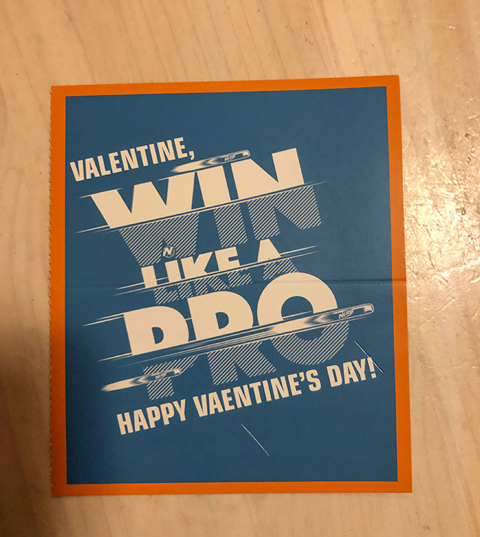 Spelling Valentine's Wrong For A Valentine's Card