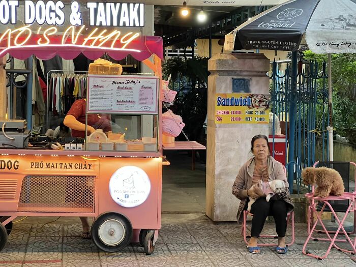Sunbathing In A Cold Day In Hoi An, Vietnam