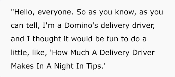 Domino&rsquo;s Delivery Driver Goes Viral With 816K Views After Sharing How Much She Earns In Tips