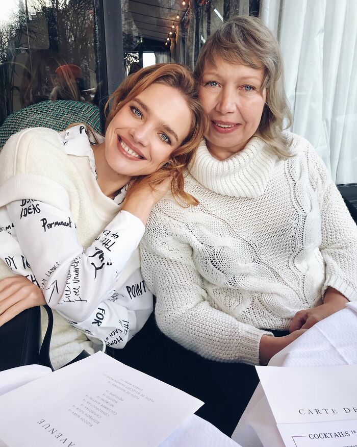 Natalia Vodianova And Her Mother Larisa Vodianova