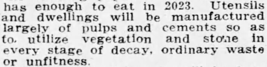 Predictions About 2023 From A Hundred Years Ago (17 Facts)
