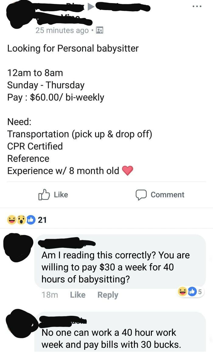 75 Cents An Hour For Babysitting