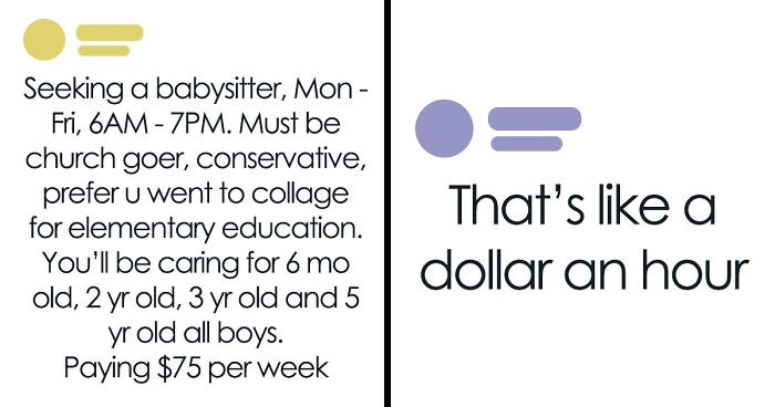 30 Of The Most Delusional Posts From Entitled Parents Looking For Nannies