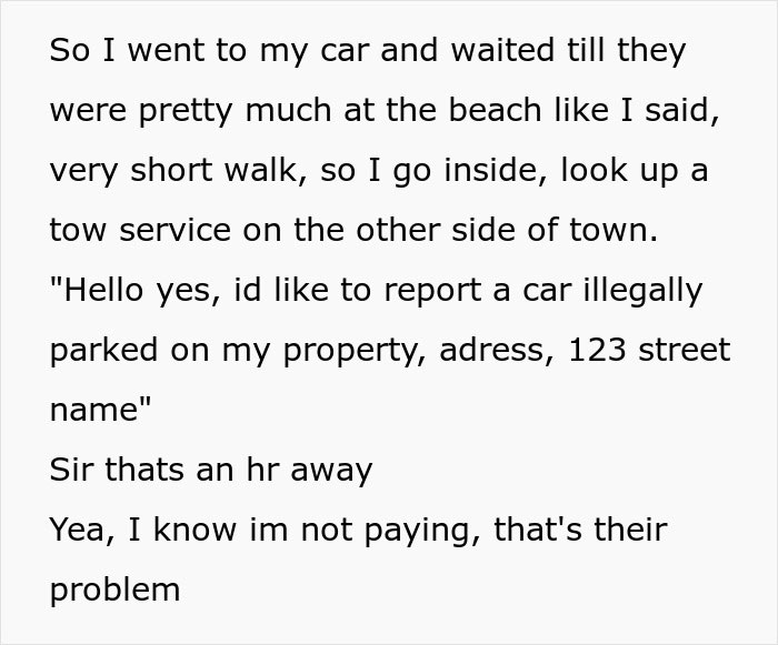 Entitled Parents Throw A Scene After Parking In This Guy's Driveway, Call The Cops On Him, Get Themselves Towed And Nearly Arrested Instead