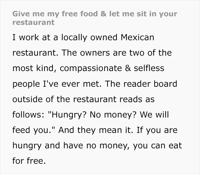 &ldquo;Choosing Beggars&rdquo; Receive $50 Worth Of Free Food From A Kind Mexican Restaurant, Leave Them A 1-Star Review