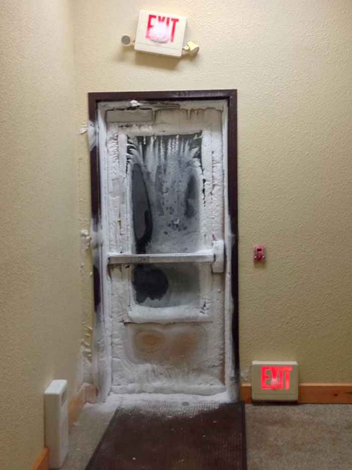 So My Friend Is Staying At A Hotel In Minnesota Right Now. Needless To Say, It's Pretty Cold