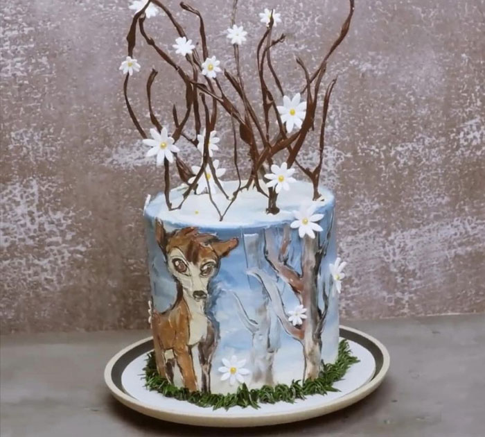 Saw This Cake Today Omg Looks Like A Kid Did It