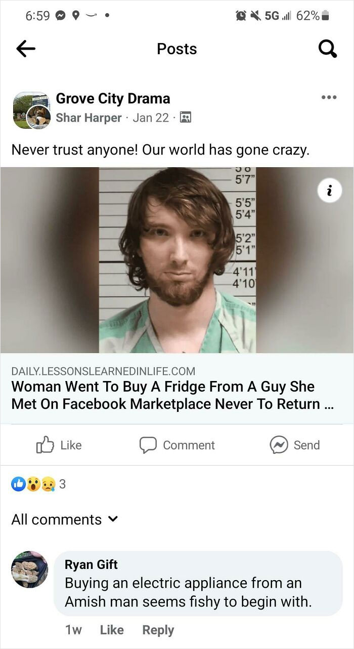 Electric Appliance From Amish Salesman