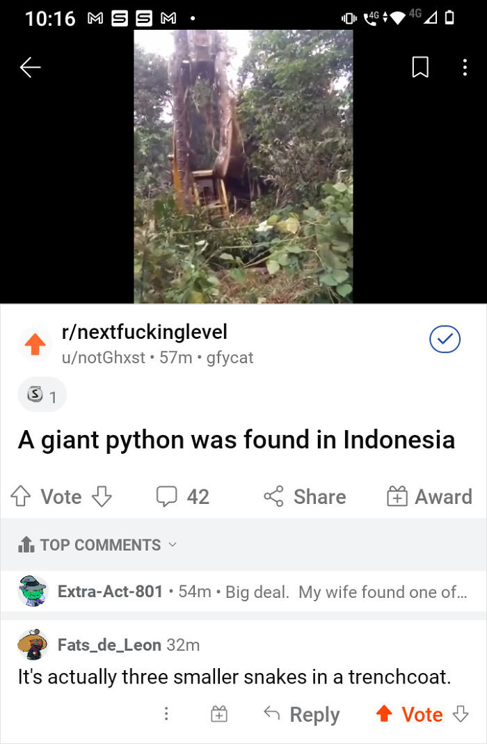 I Had The Top Comment. But This Guy Deserved The Top Comment. Well Done My Friend