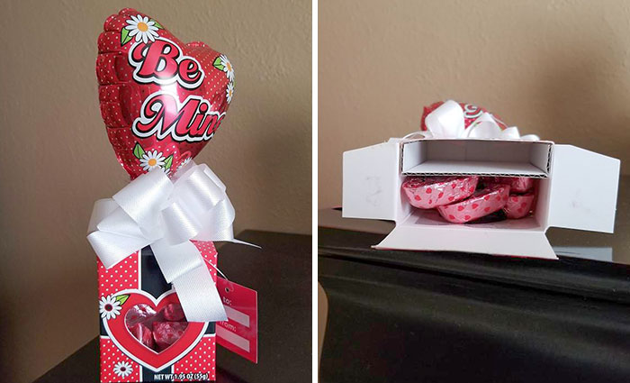 One Of The Valentine's Candies I Bought My Wife. She Just Opened That One Today