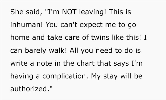 Insurance Executive Has A Taste Of Her Own Medicine After She Experiences Her Own "Inhumane" Hospital Birth Policy
