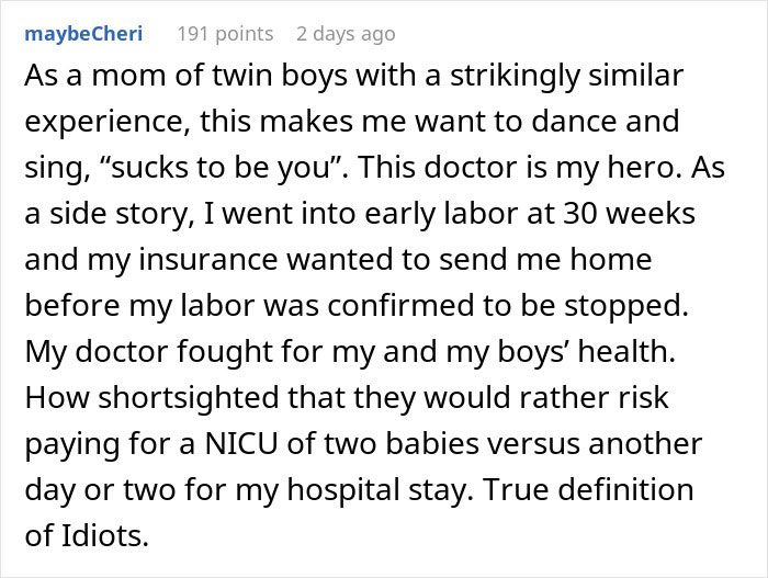 Insurance Executive Has A Taste Of Her Own Medicine After She Experiences Her Own "Inhumane" Hospital Birth Policy