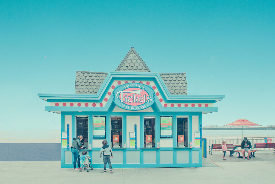 The Oldest Amusement Park In Dreamy Colors
