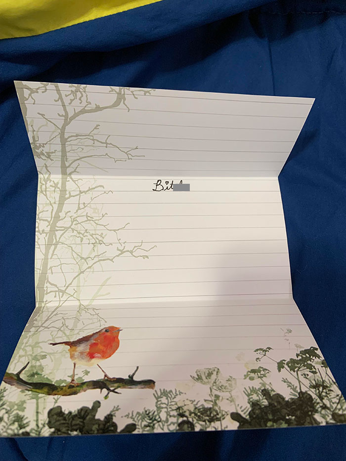 My Brother Who Lives A Few States Away Sent Me A Letter Through The Mail