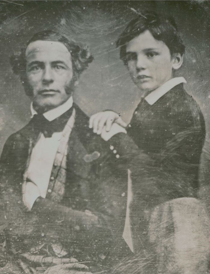 Black and white picture of Robert E. Lee posing