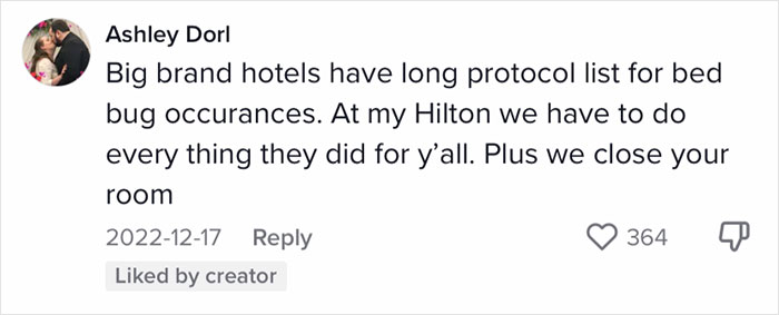 Woman Documents Hotel&rsquo;s Brilliant Response After Finding A Single Bedbug In A Room