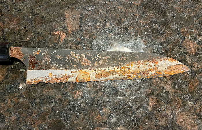 This Knife At The Airbnb We Stayed At