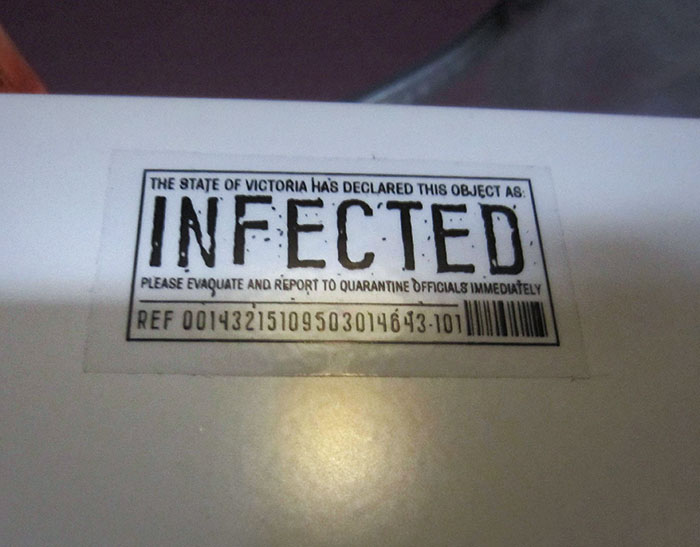 This Is The First Thing I Saw When Checking Into The Hostel In London