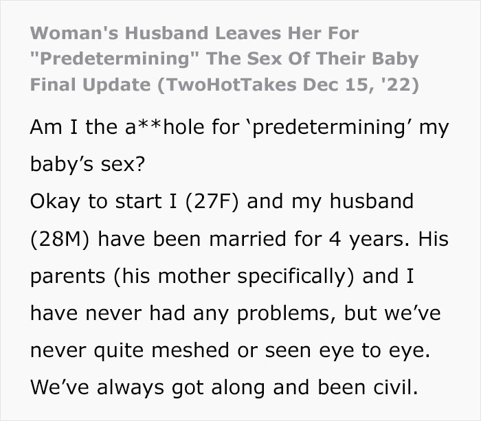 &ldquo;I. Was. Gobsmacked.&rdquo;: Man Divorces &ldquo;Manipulative&rdquo; Wife After Finding Out They&rsquo;re Expecting A Girl, Says She Did It On Purpose