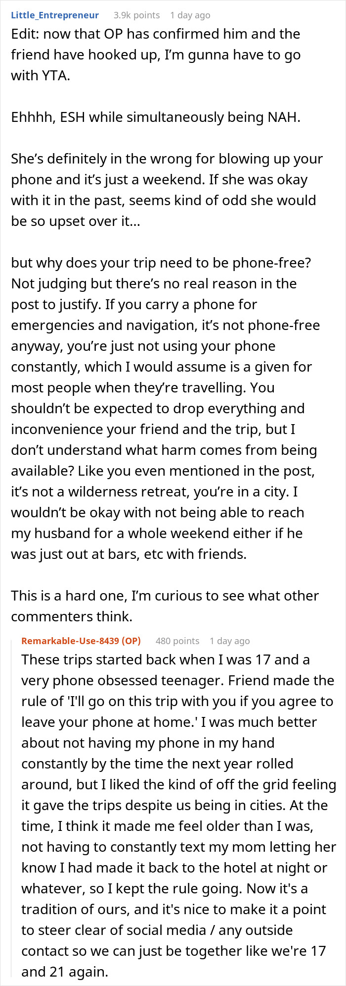 Husband Turns Off His Phone Because His Wife Keeps Calling Him During His Tech-Free Weekend, Misses An Emergency